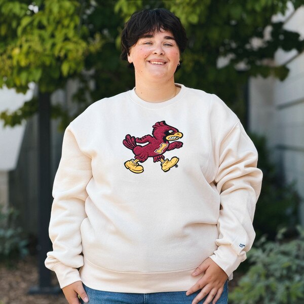 Blue 84 Walking Cy Cappuccino Crewneck Sweatshirt